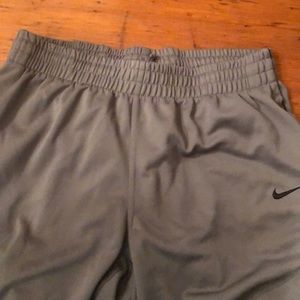 Gray Nike sweat pants
